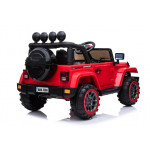 Elektrické autíčko - Jeep BRD-7588 4x4 - nelakované - červené 
